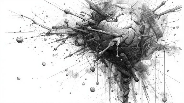 create an image of mental alth and anxiety